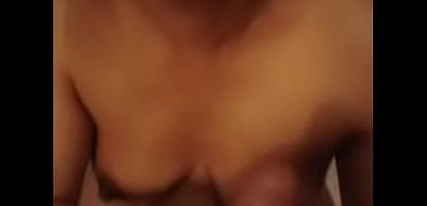  Indian Wife Long Nipples BJ Cumshot